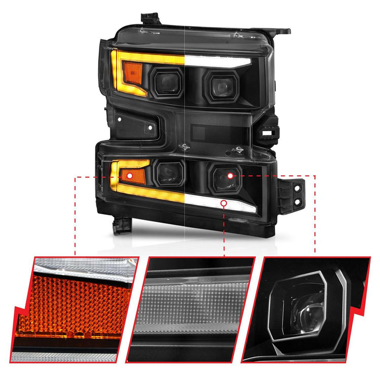 ANZO USA  - LED Headlight Assembly - GMC/Chevrolet